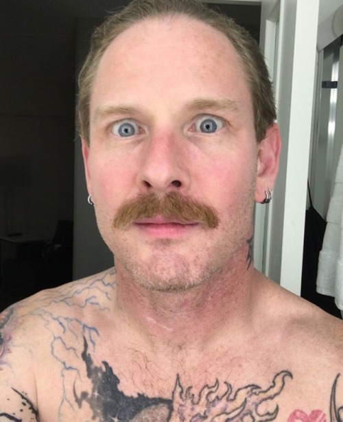 corey-todd:having fun with facial hair, pt 1