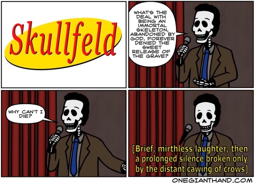 onegianthand:The classic TV sitcom Skullfeld