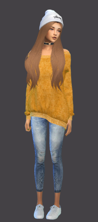 wondercarlotta:✦ Ariane✦Hair @simpliciaty-cc  /  Sweater...