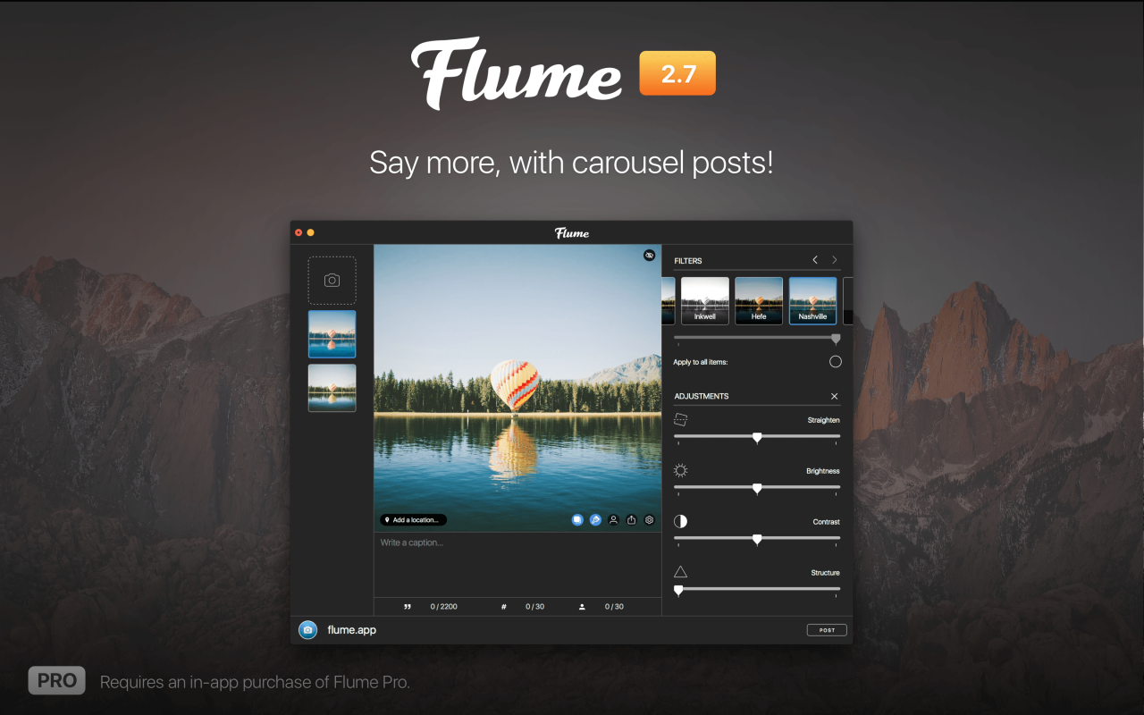 Flume for macos