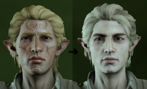 Elf Male Hair Mod