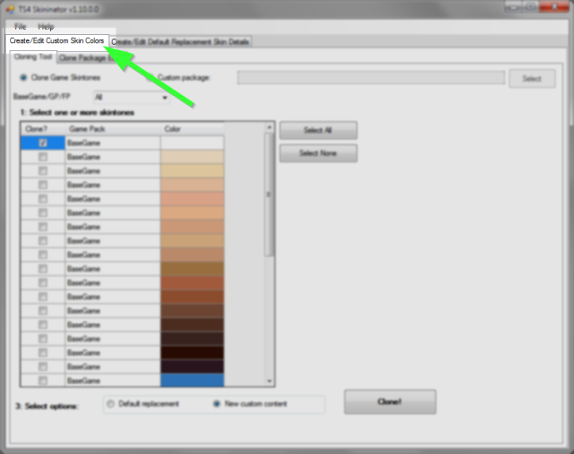 sims 4 custom skin tones not showing up