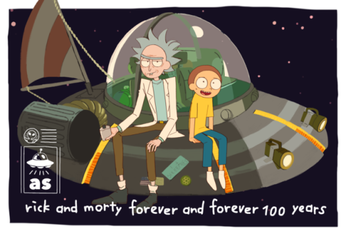 soneske:Rick and Morty forever and forever 100 years!!I just so...