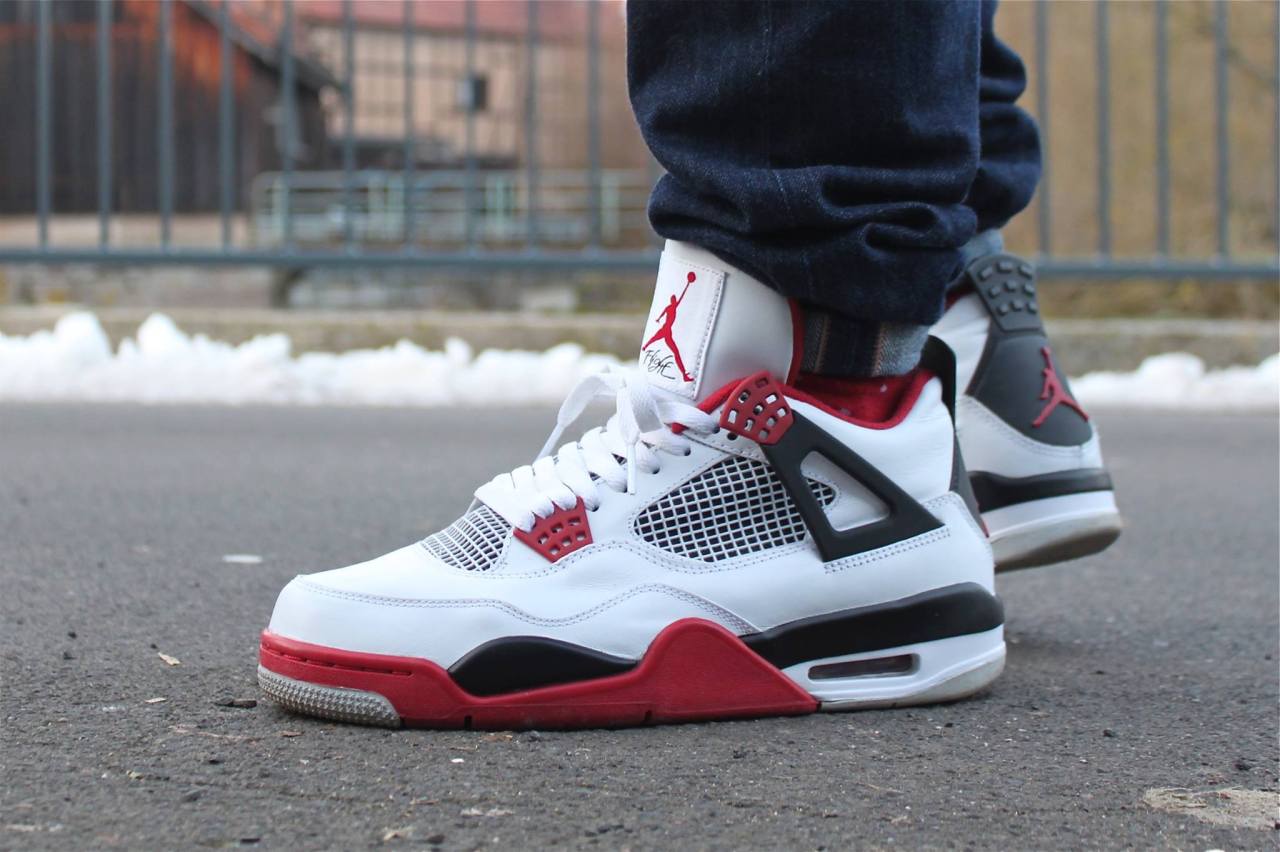 air jordan 4 retro rot