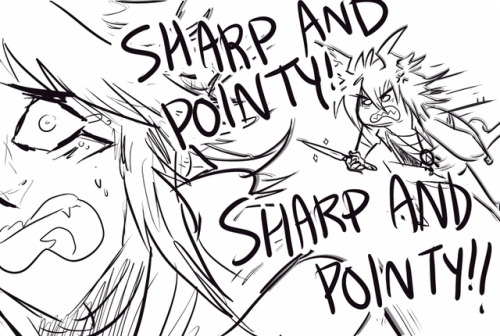 yugiohheadcanonsimaginethem:frigidloki:☆ [ SHARP AND POINTY...