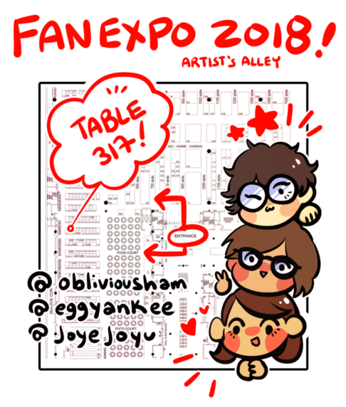 joyejoyu:Selling at fanexpo this year with @obliviousham and...