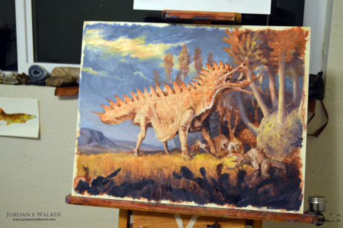 jordankwalker:I’ve made a lot of progress on the savanna scene...