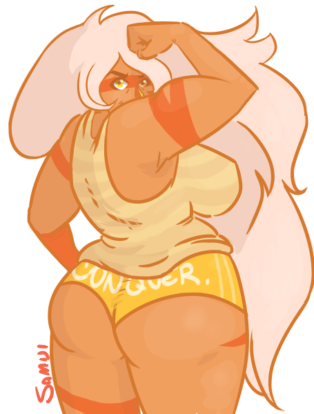 Summer is here, so enjoy rocks in workout attire!Jasper’s...