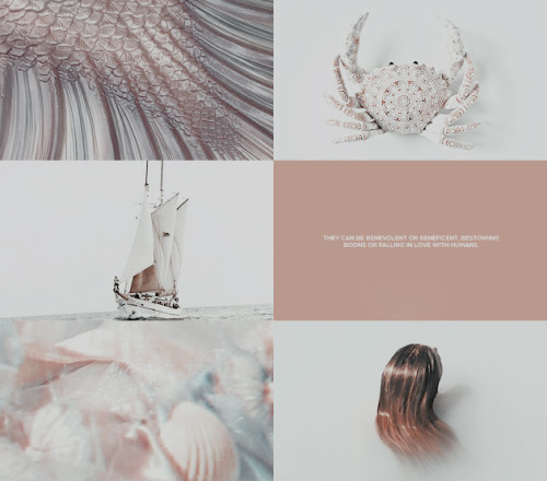 meiradynams:mythology aesthetic:  mermaid“A mermaid is a...