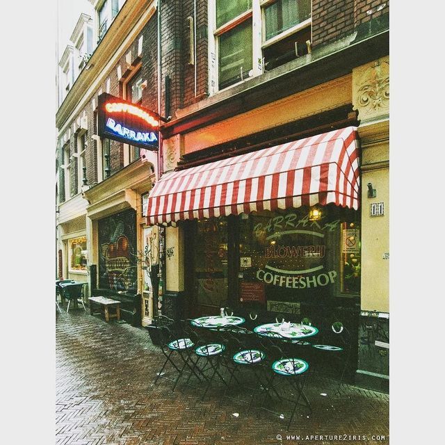 A coffeeshop  in the streets of Amsterdam  I never 