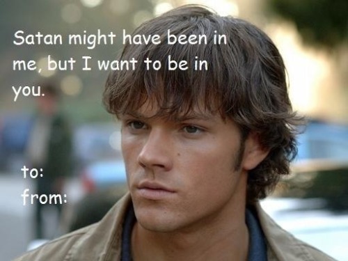 supernatural valentines day cards dean