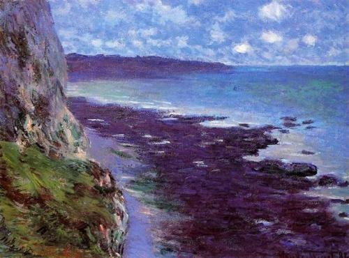 claudemonet-art:Cliff near Dieppe1882Claude Monet