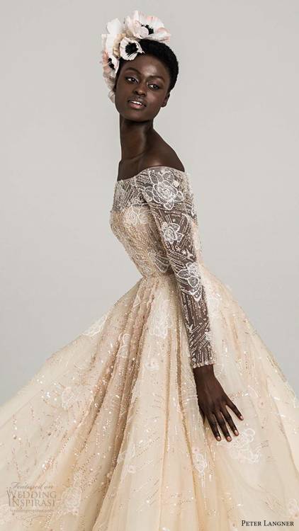 Peter Langner Fall 2020 Wedding Dresses | Wedding InspirasiFind...