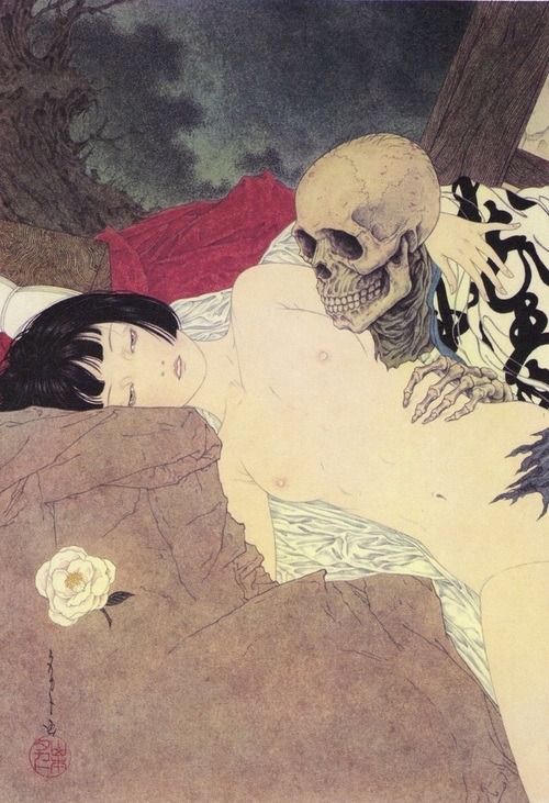 carga-de-agua:Takato Yamamoto - Death and the maiden, from...