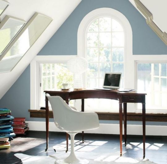 Blue attic