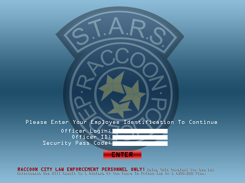 raccoon city police department | Tumblr