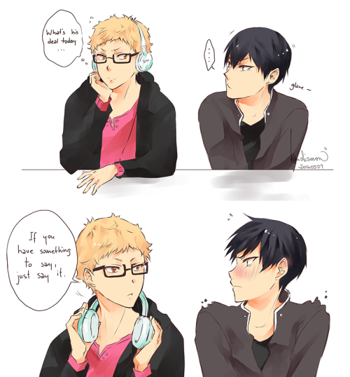 kandismon:in which kageyama tries very hard to say nice things...