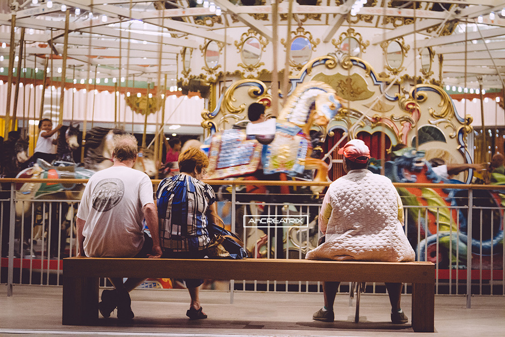 AHCreatrix — Night Out. Restored B&B Carousell At Coney...