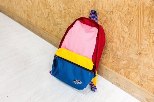 vans calico patchwork backpack