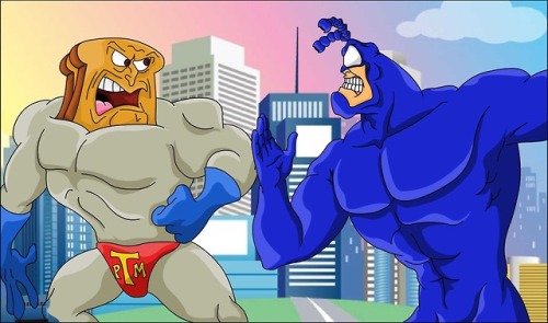 The Tick vs Powdered Toast Man