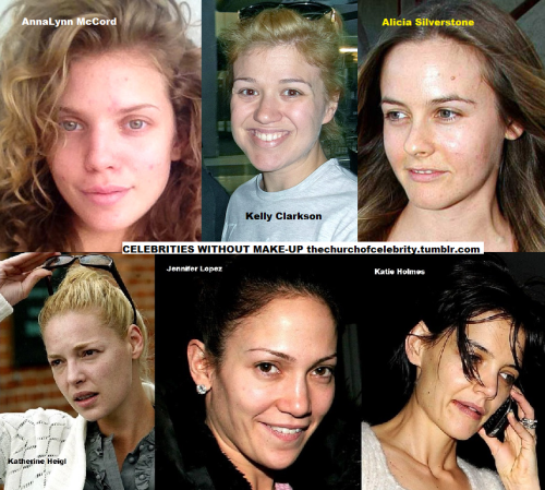 Lots of celebrities with no makeup (PICS) .