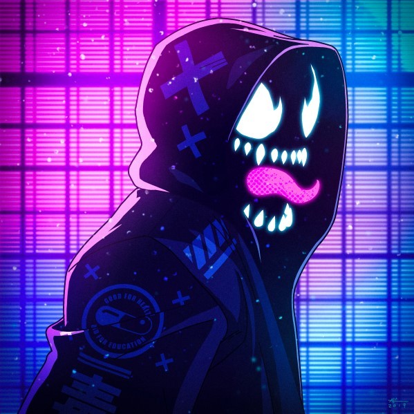 “Neon Noir” Venom! Check out my Patreon page... | Andrew Sebastian Kwan