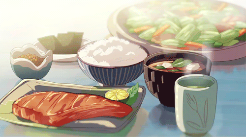 Anime Aesthetic Food Gif