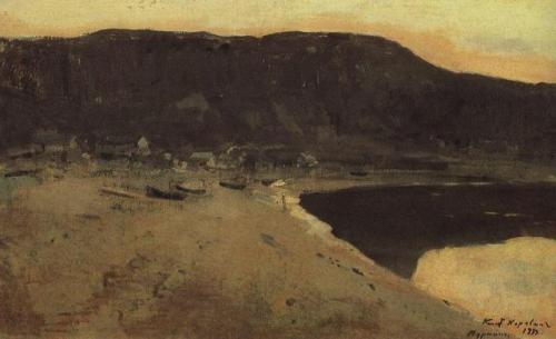 konstantin-korovin:Murmansk coast, 1894, Konstantin...