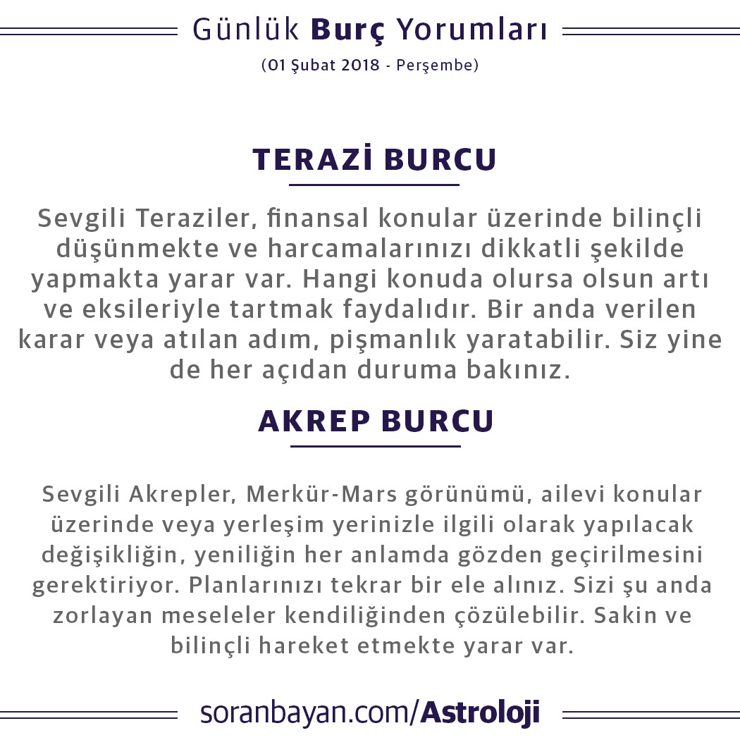 Günlük Burç Yorumları Günlük Burç Yorumları