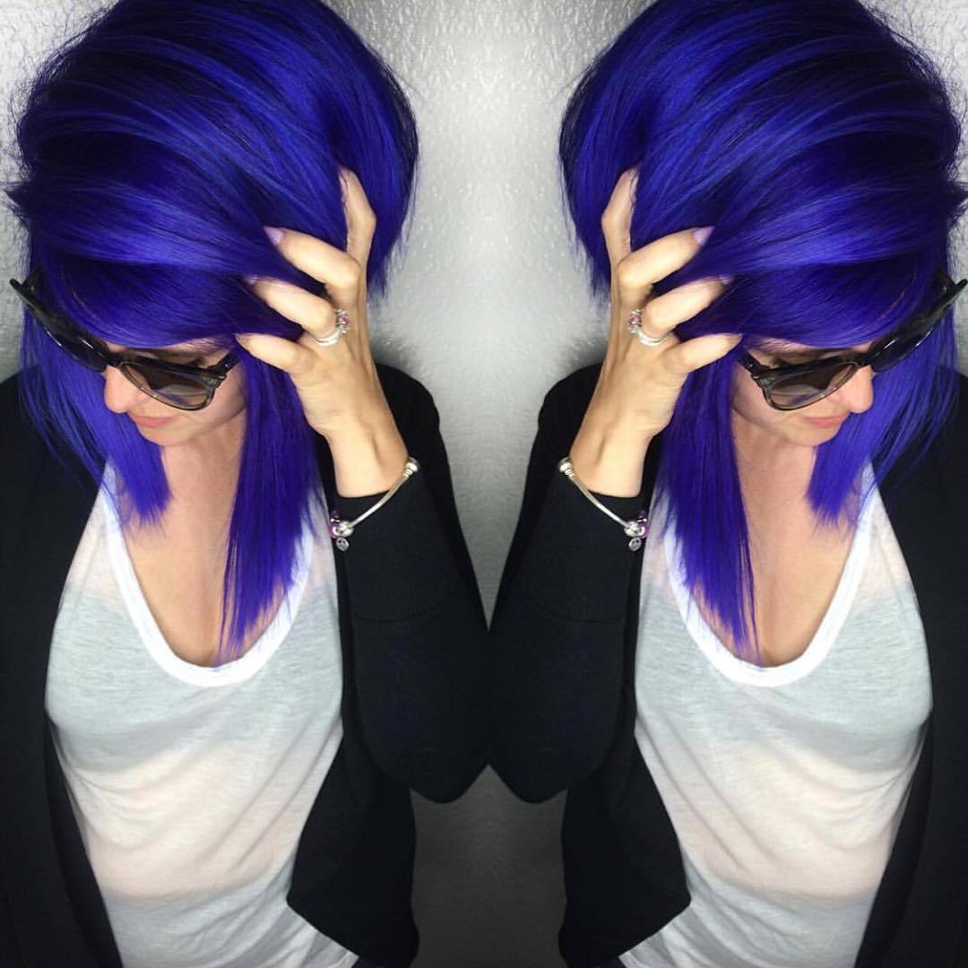 Arctic Fox Hair Color Looks Like A Gorgeous Mix Of Purple Rain