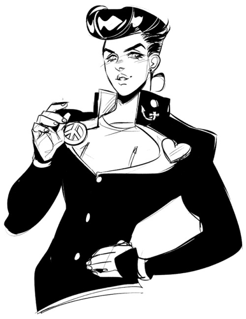 pandanoi:A jojopilation  ¯\_(ツ)_/¯Josuke would know every...