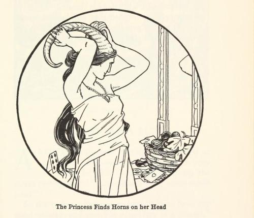 the-two-germanys: The Princess Finds Horns on her Head.European...