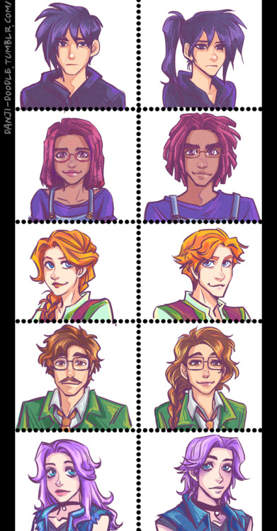 danji-doodle:Some of the Stardew Valley romance line is more...