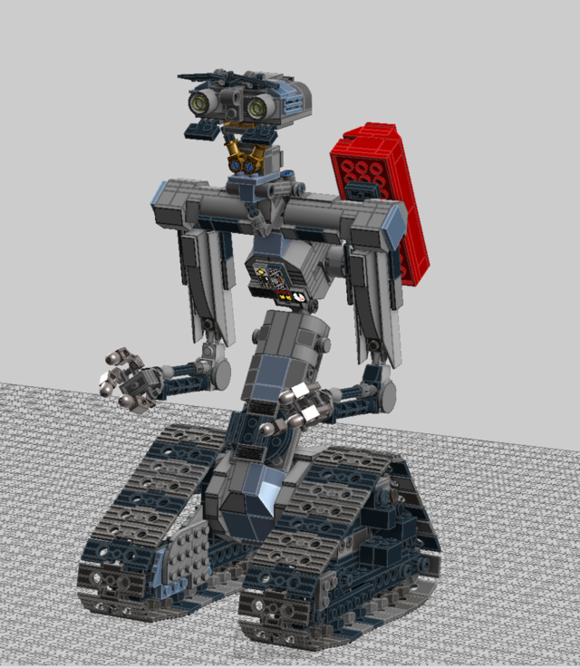 johnny 5 robot lego