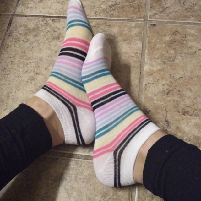 Stripped Ankle Socks Tumblr