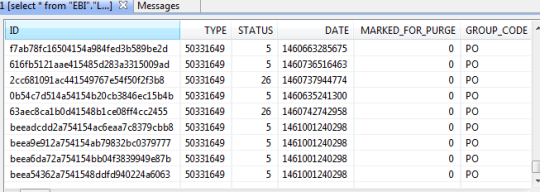 Cleo Clarify Postgre Database Log of Message