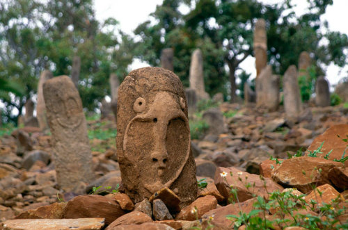 The stelae field at Tutu Fella, Ethiopia, is a 9th-14th century...