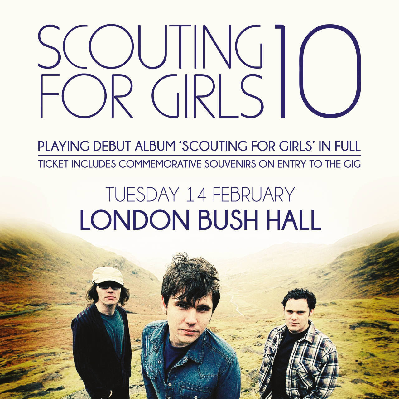 As many of you know, 2017 will mark the 10 year anniversary of the release of Scouting For Girls debut album. To celebrate a decade together as a band, Scouting For Girls will be playing a very special intimate gig at London’s Bush Hall on 14th...
