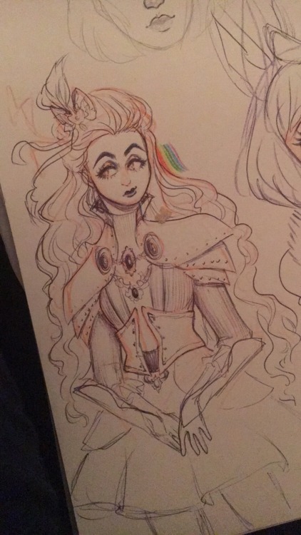 darling charming ever after high eah lady knight inktober my art
