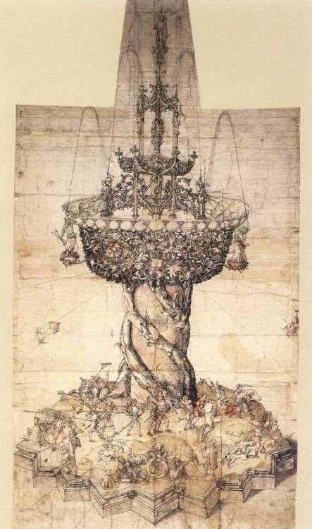 Sketch of a Table Fountain, Albrecht...