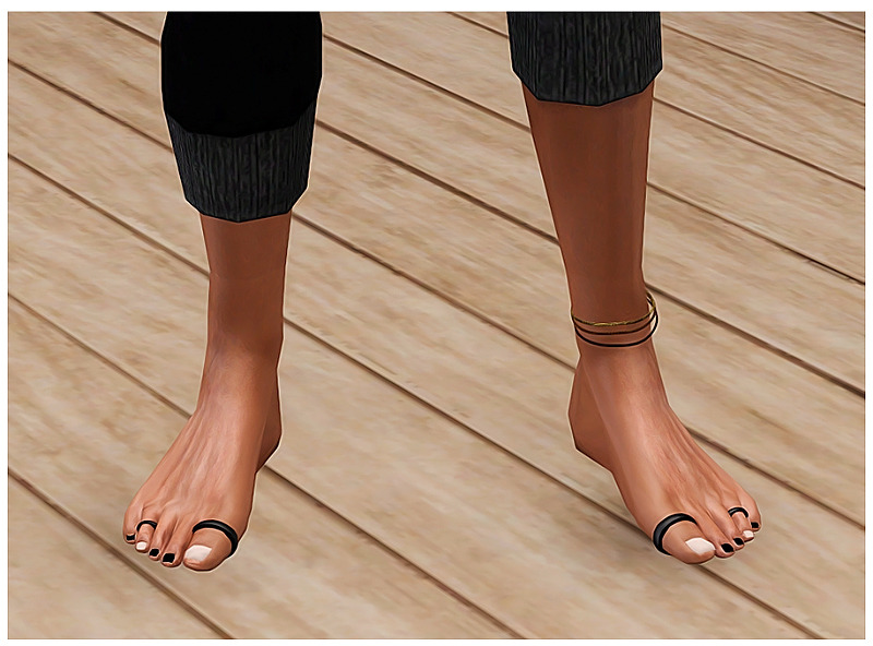 Simrerninyo Am Toe Nail Polish Toe Eris Sims 3 CC Finds