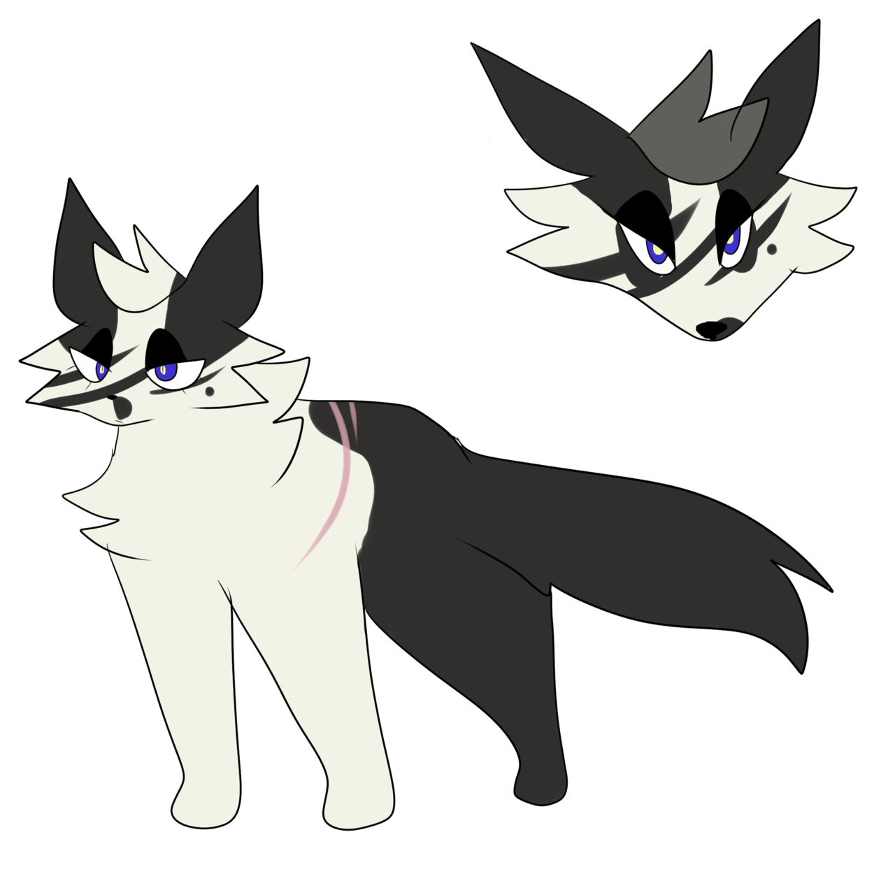 stylized warrior cats designs \u2014 Darktail! (Redesign)