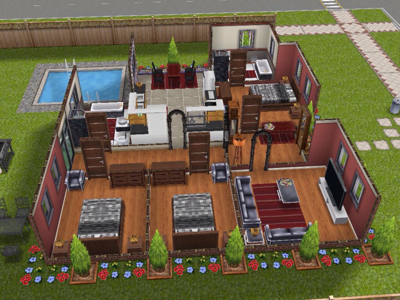 sims 1 houses