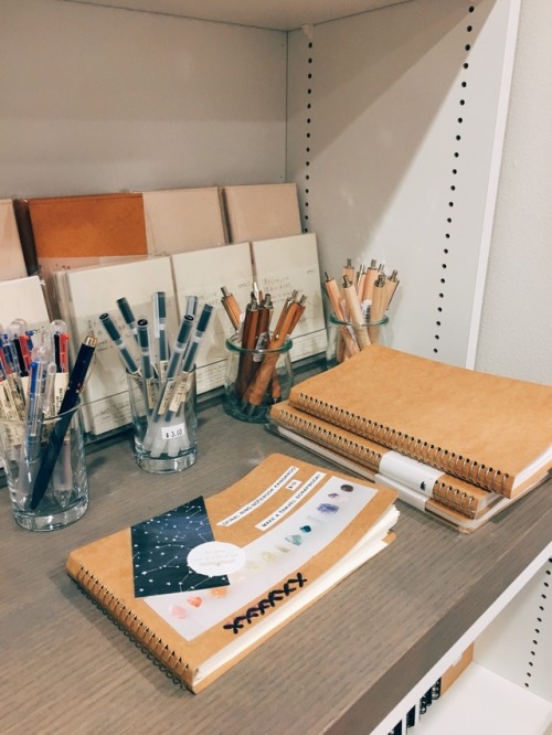 booknerdstudies:Of course I had to pick up some Muji pens while...