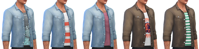 Maxis Match — simsontherope: Denim Jacket for the Sims 4....