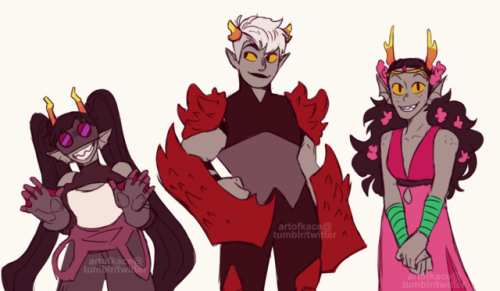 artofkace:here’s a huge pile of Homestuck AU crossover stuff...