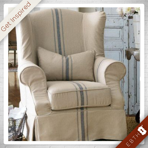 The Ebth Blog Wingback Armchair Makeover