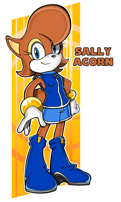 Sonic- SA Sally by darkburraki Redesign of Sally... - Delightful Sonic ...