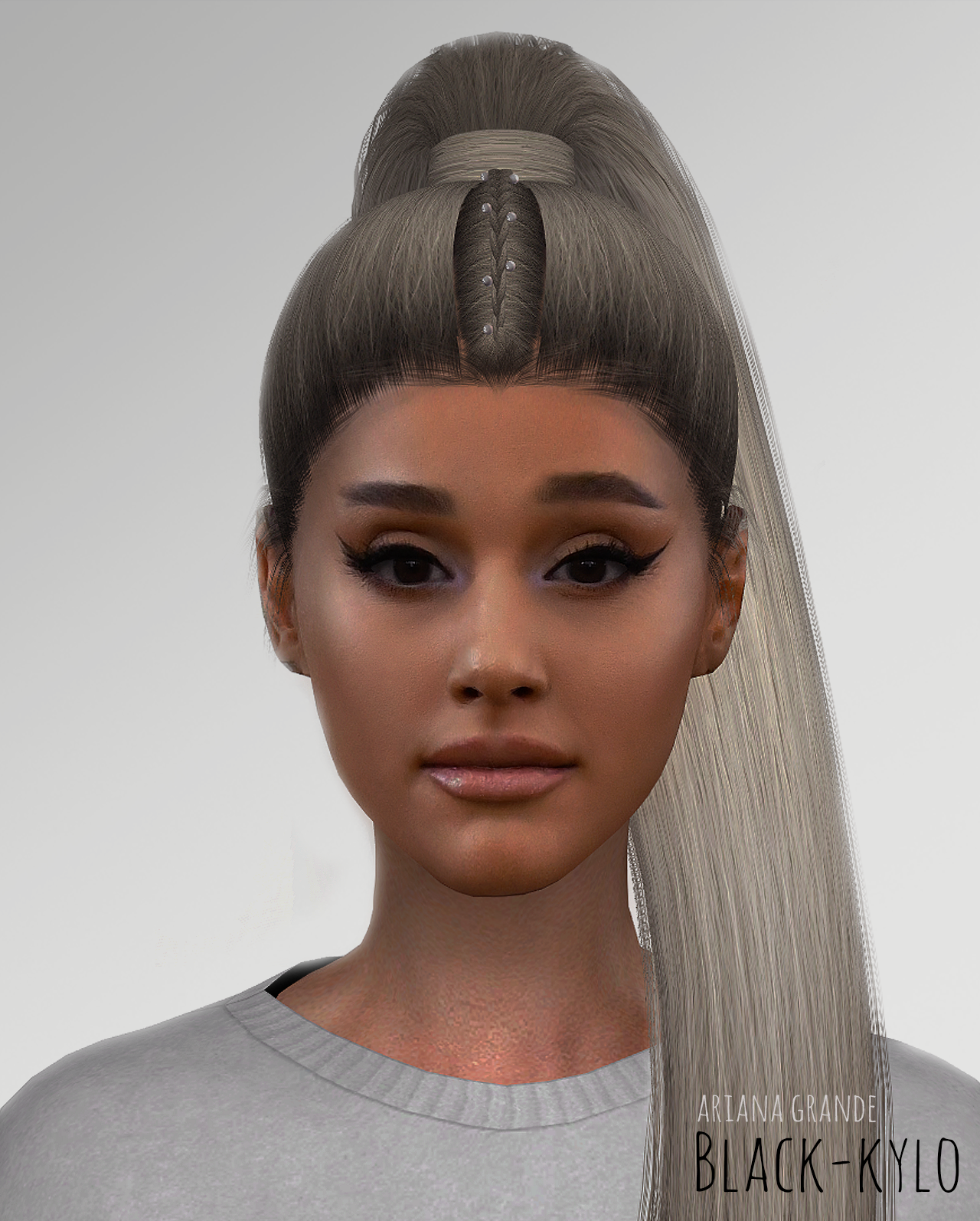 Sims 4 Ariana Grande Hair CC