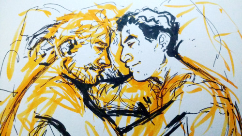 shai-alyt:why do i always draw them staring lovingly into each...